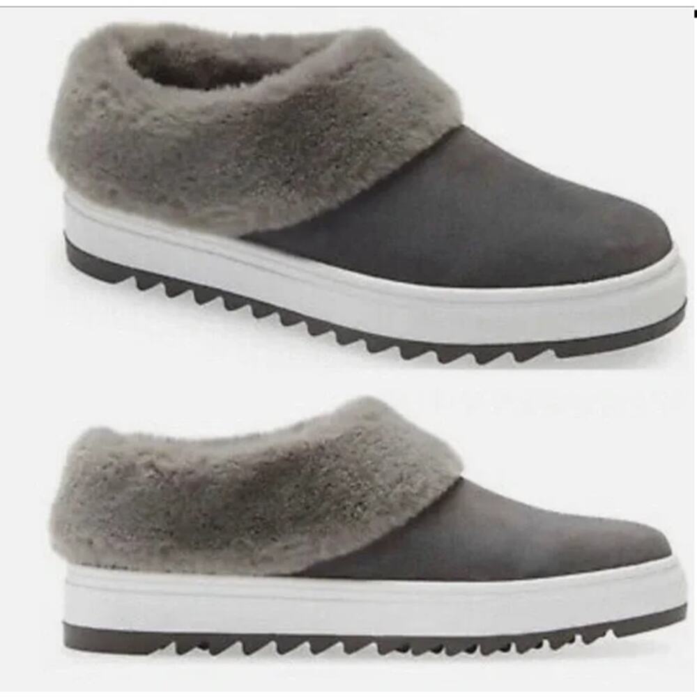 Blondo Round Toe Waterproof Slip On Casual Sneakers Gray Women's Size 7.5M NWOT